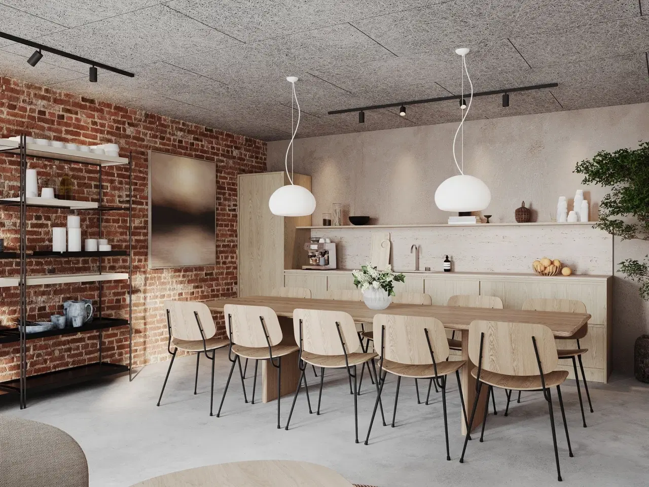 Billede 1 - Moderne kontor i industriel tidslomme