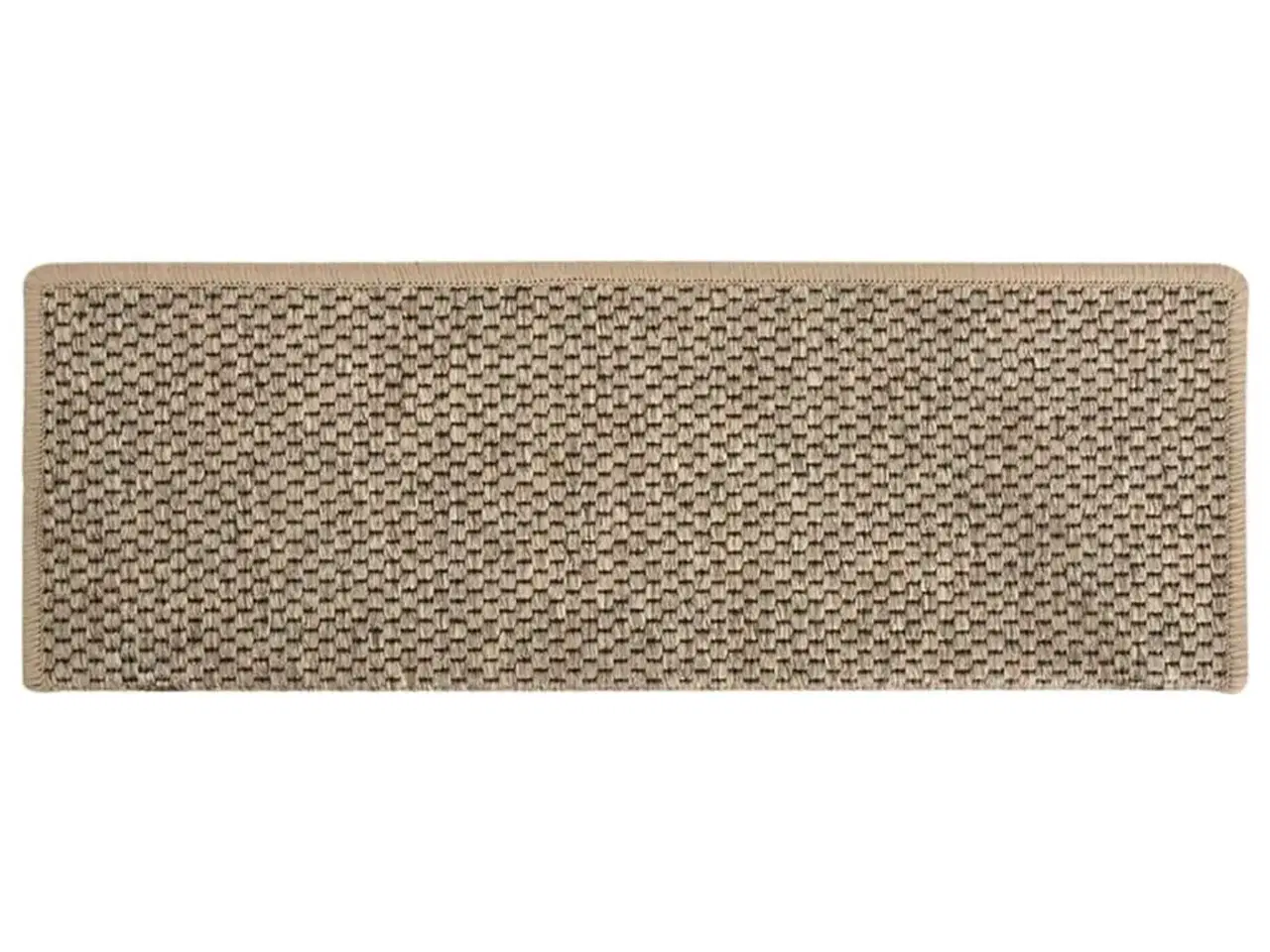 Billede 4 - Selvklæbende trappemåtter 15 stk. 65x21x4 cm sisal-look beige