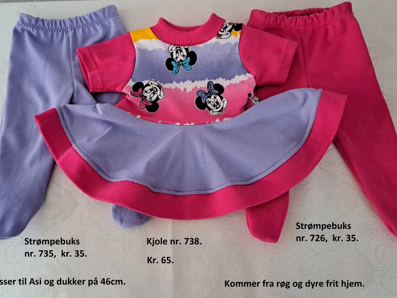 Billede 3 - Dukketøj til Asi eller til dukker på 46cm.