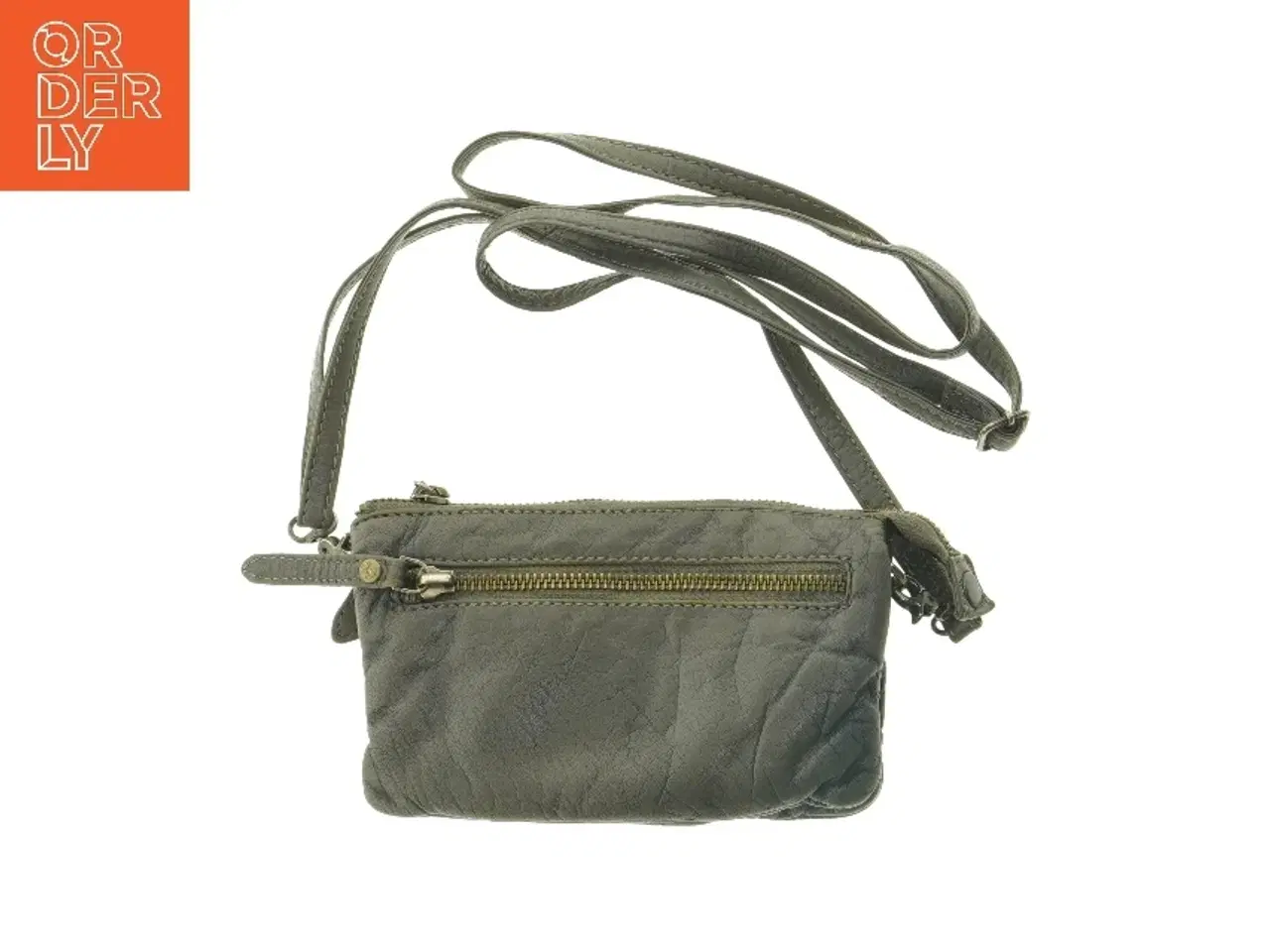 Billede 1 - Læder skuldertaske (str. 18 x 11 cm)