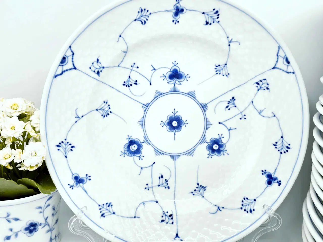 Billede 2 - B&G Musselmalet Hotelporcelæn Middagstallerken 