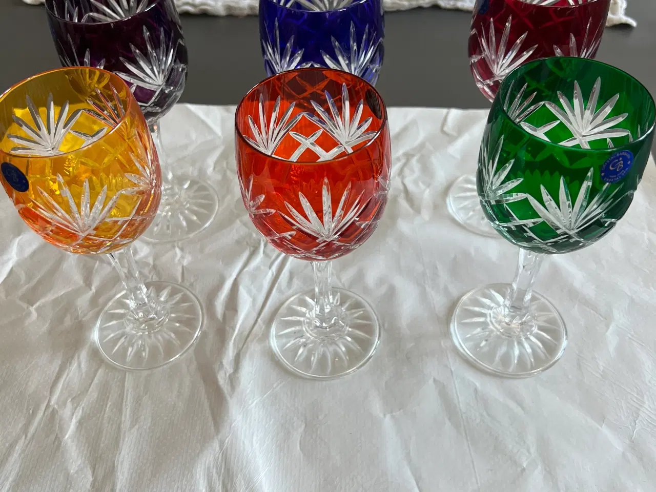 Billede 2 - Krystal vinglas 