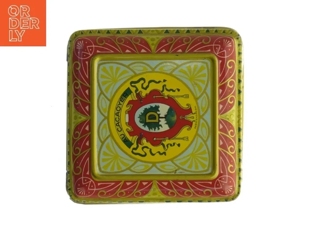 Billede 2 - Gammel Droste kakaodåse (str. 14,5 x 8,5 x 8,5 cm)