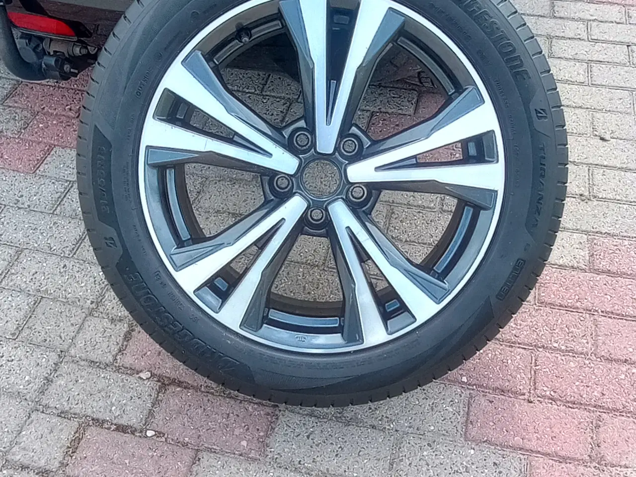 Billede 12 - Alufælge 5x114,3 - Nye dæk, Tpms, bud modtages !