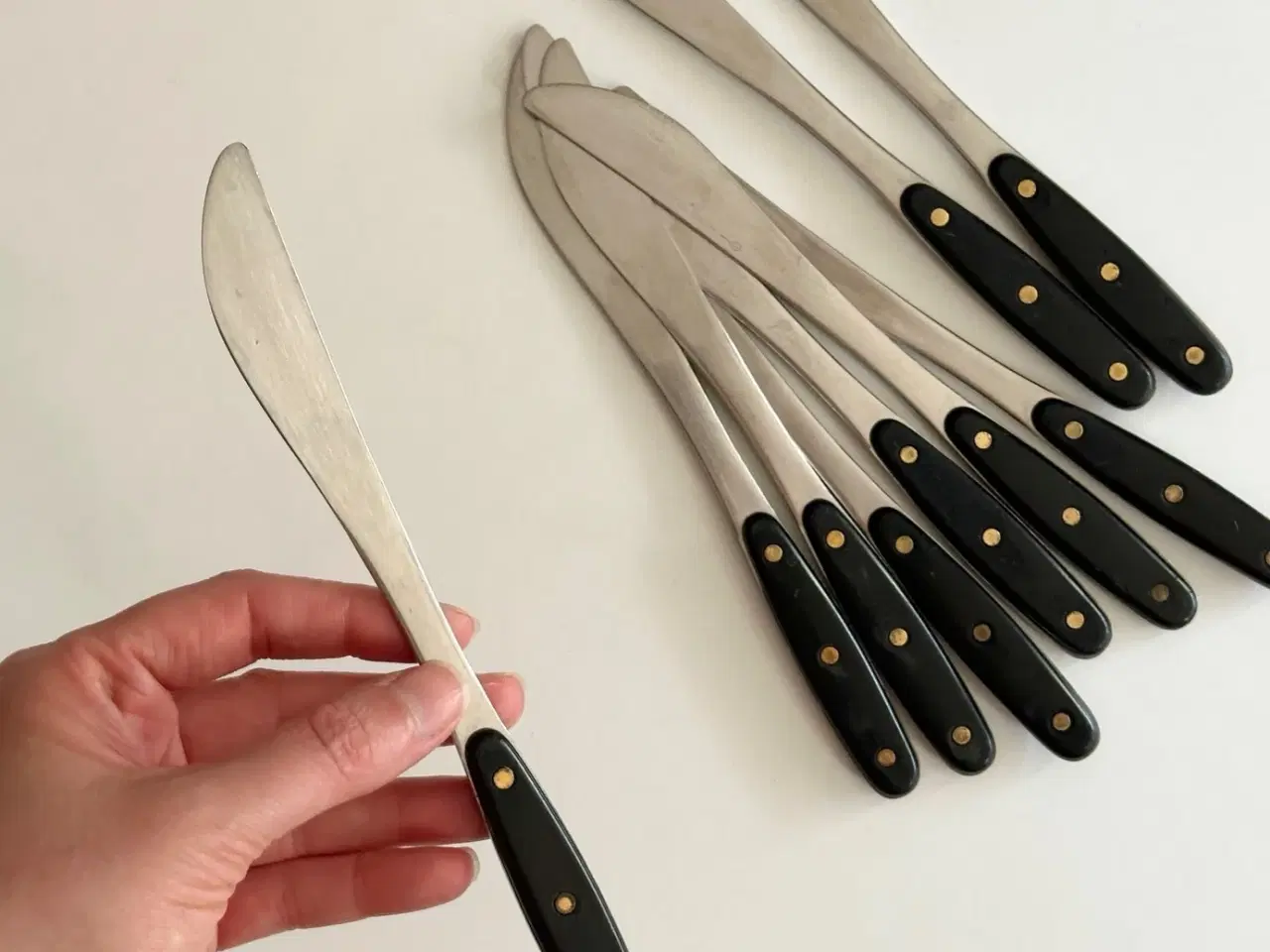 Billede 3 - Hackman Finland stainless bordknive, 8 stk samlet