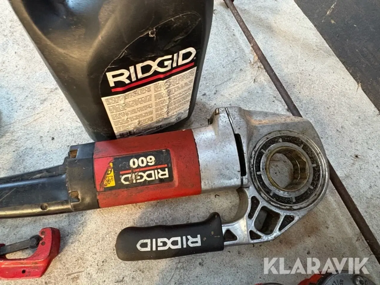 Billede 9 - Gevindskæresæt Rigid Med Rørbænk