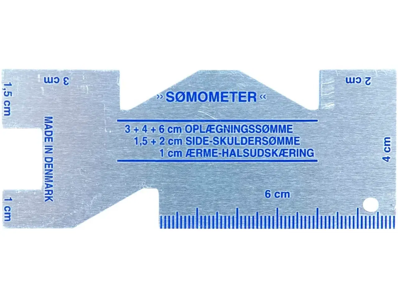 Billede 1 - Præcist Sømometer i Holdbart Metal - 1 stk.