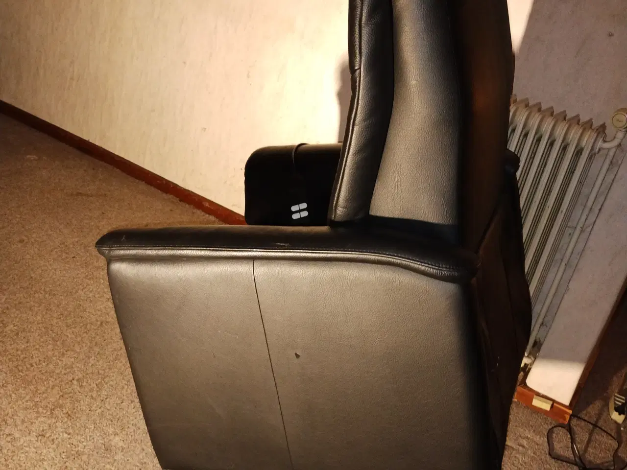 Billede 1 - El læder stol 
