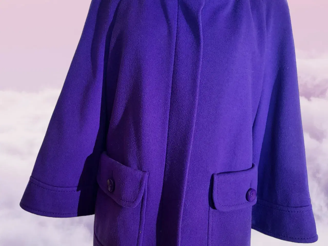 Billede 1 - Basler violet vinterjakke cashmere uld