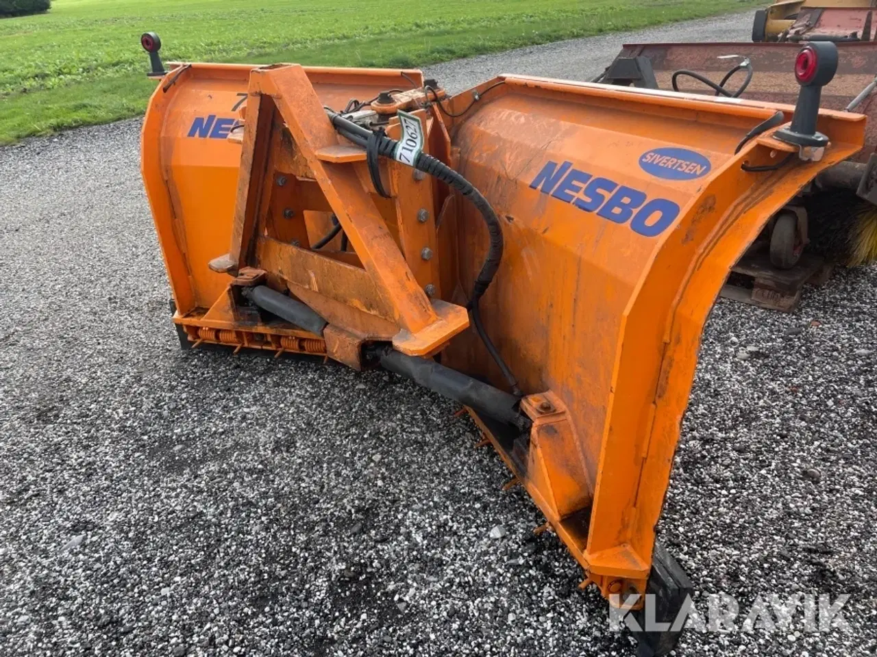 Billede 3 - Nesbo hydraulisk sneplov til traktor Nesbo