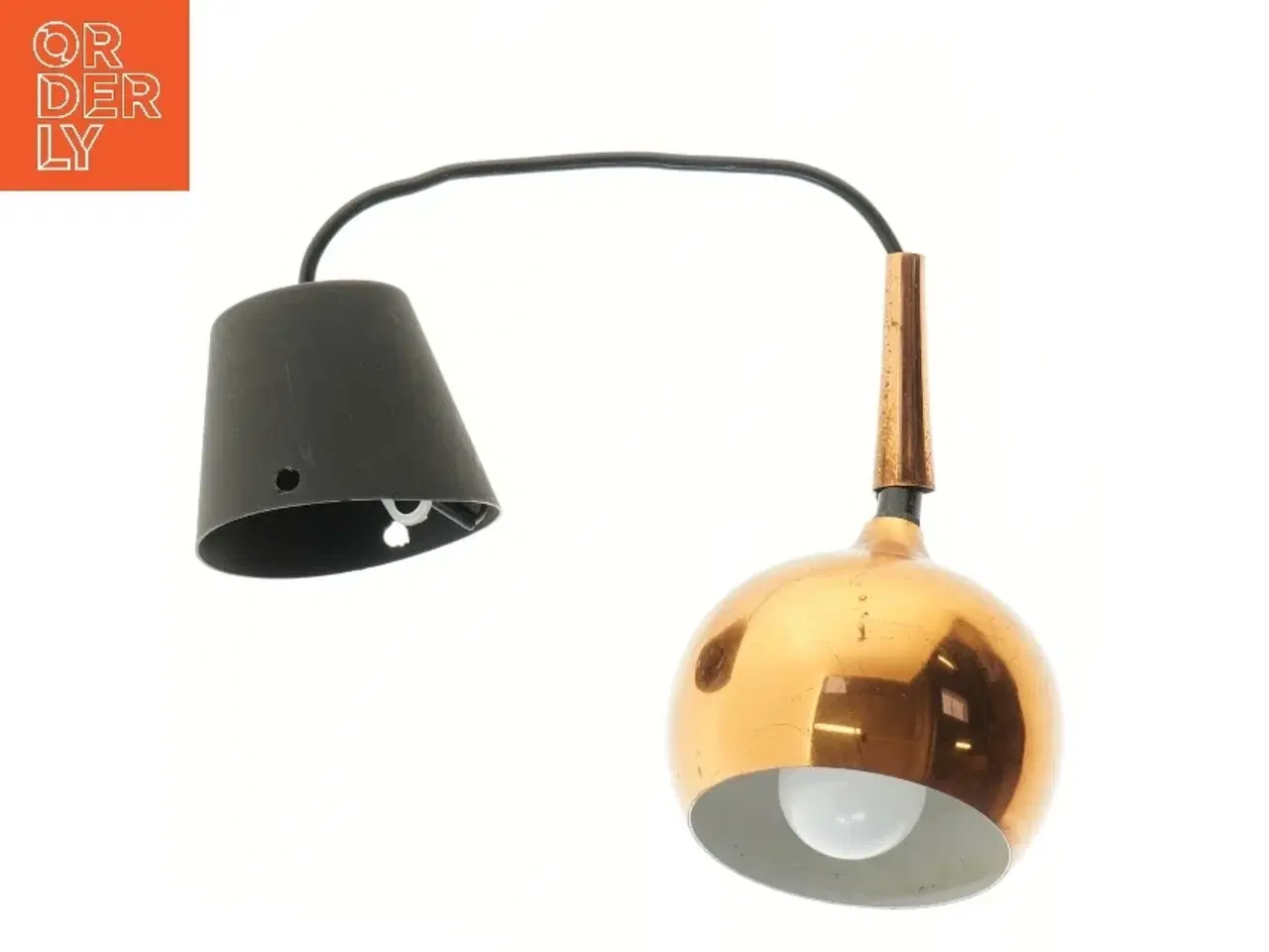 Billede 3 - Kobber pendellampe (str. 20x12 cm)