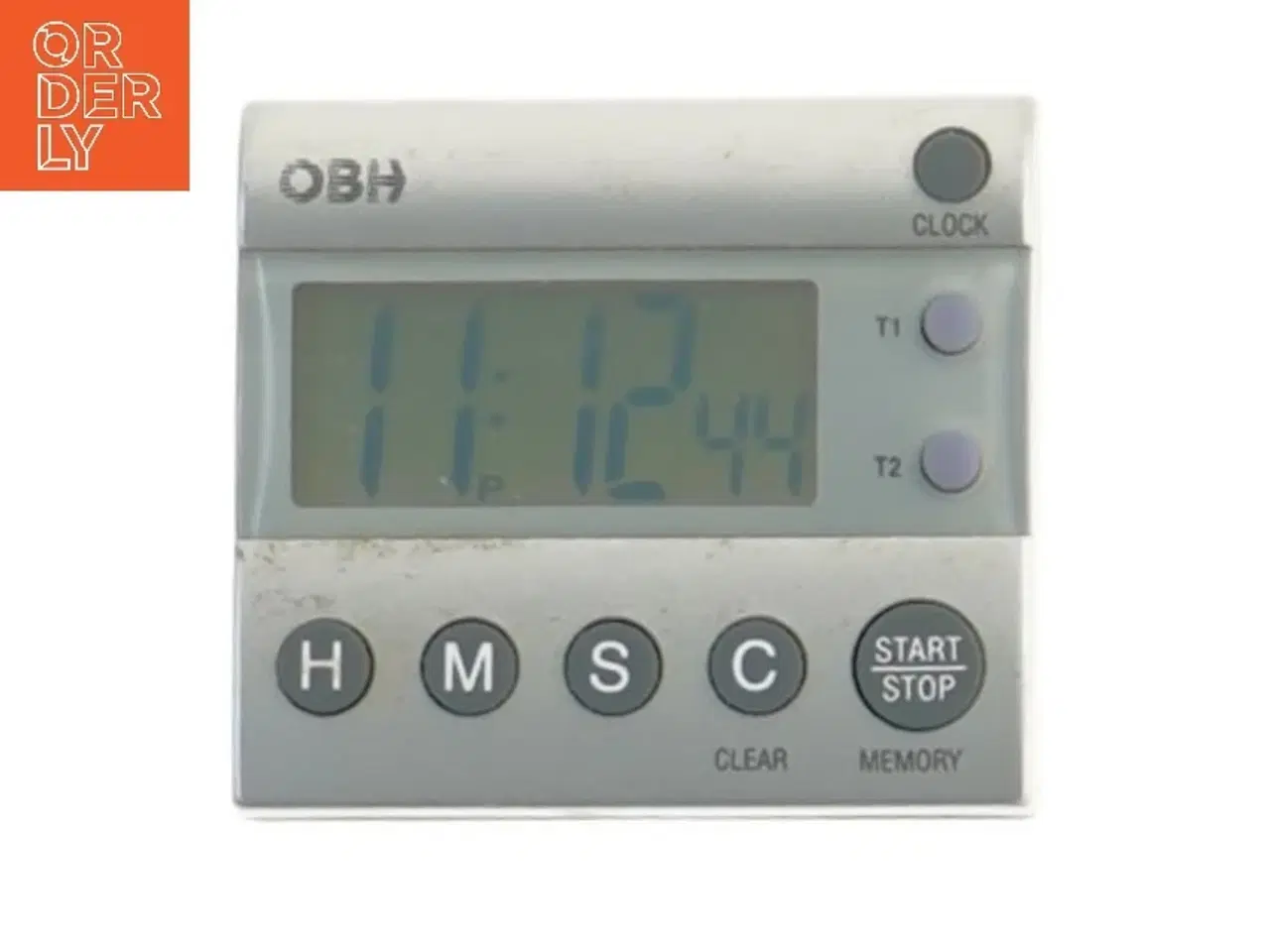 Billede 1 - Digital timer og ur fra OBH (str. 7,5x7 cm)