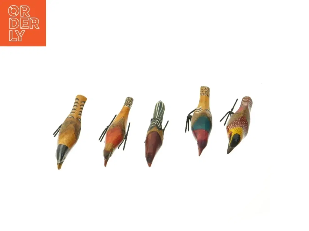 Billede 7 - Kenyanske dekorative fuglefigurer (str. 12 cm)