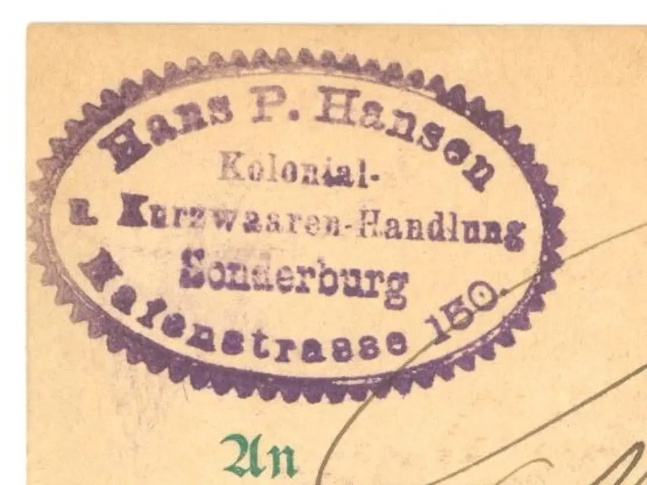 Billede 2 - Sønderborg 1896. Havnegade 150