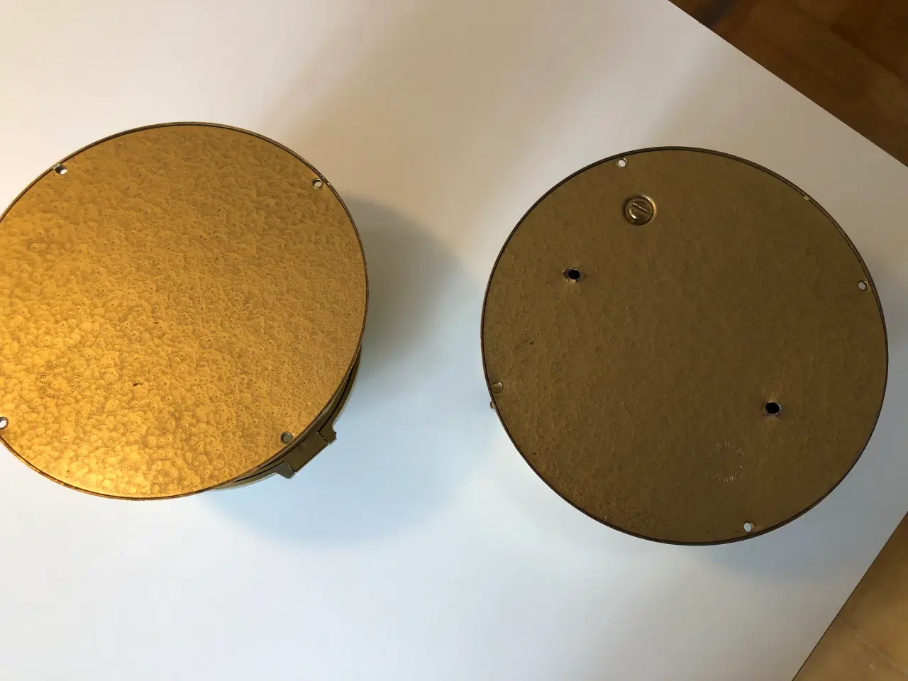 Billede 15 - Flot skibsur og barometer sæt i messing fra Schatz