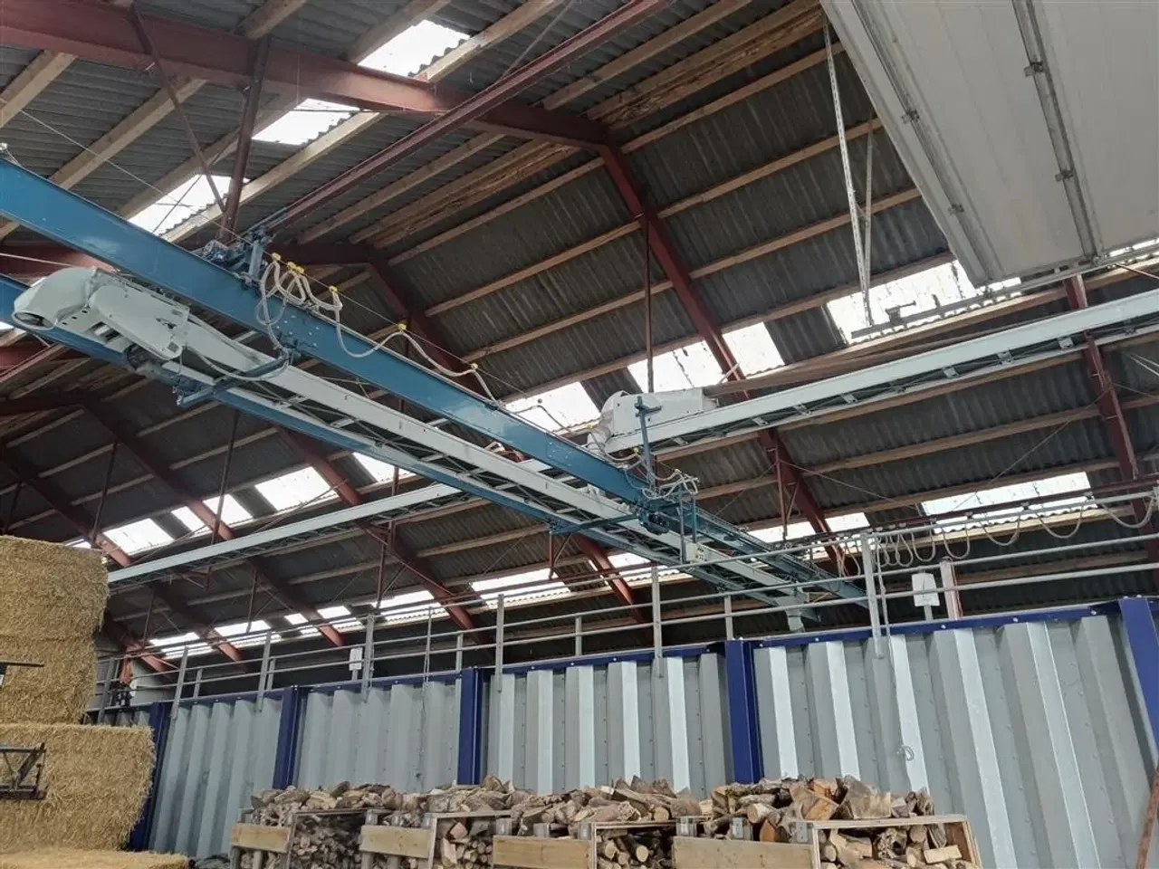 Billede 2 - Kongskilde BCA 45 kornbånd ca 32 meter med afkaster stol