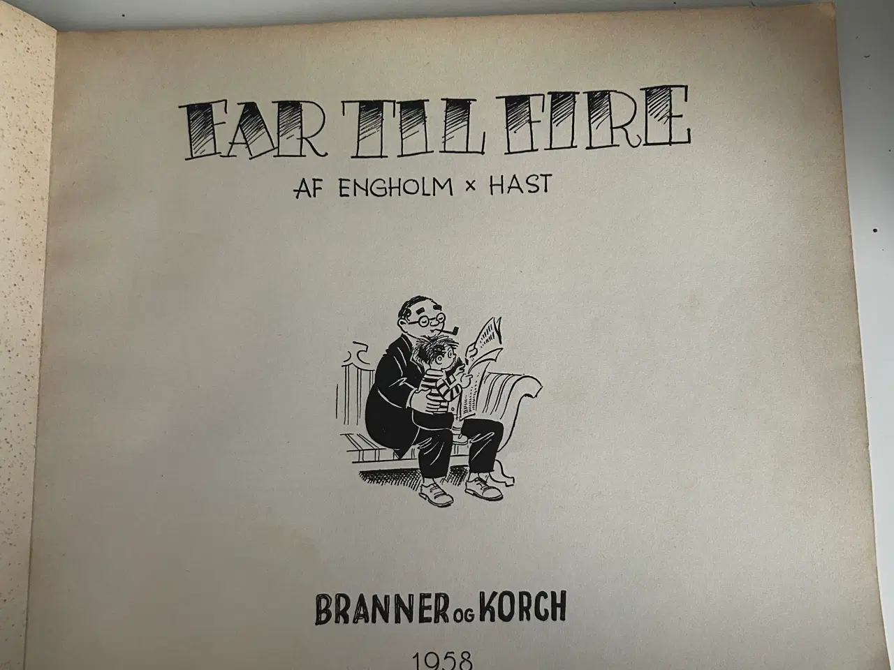 Billede 3 - Far til fire tegneserie