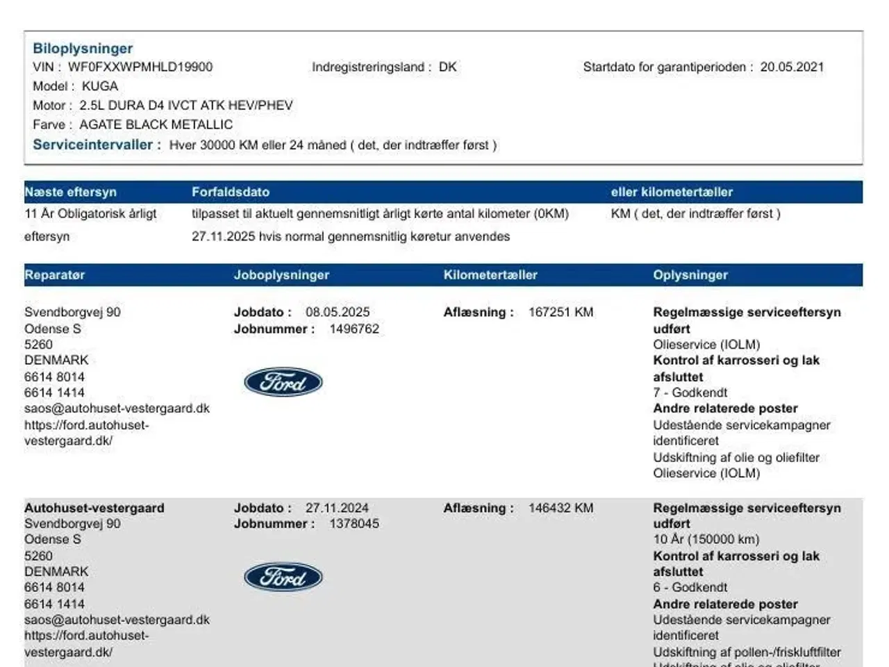 Billede 18 - Ford Kuga 2,5 Plugin-hybrid Vignale CVT 225HK 5d Trinl. Gear