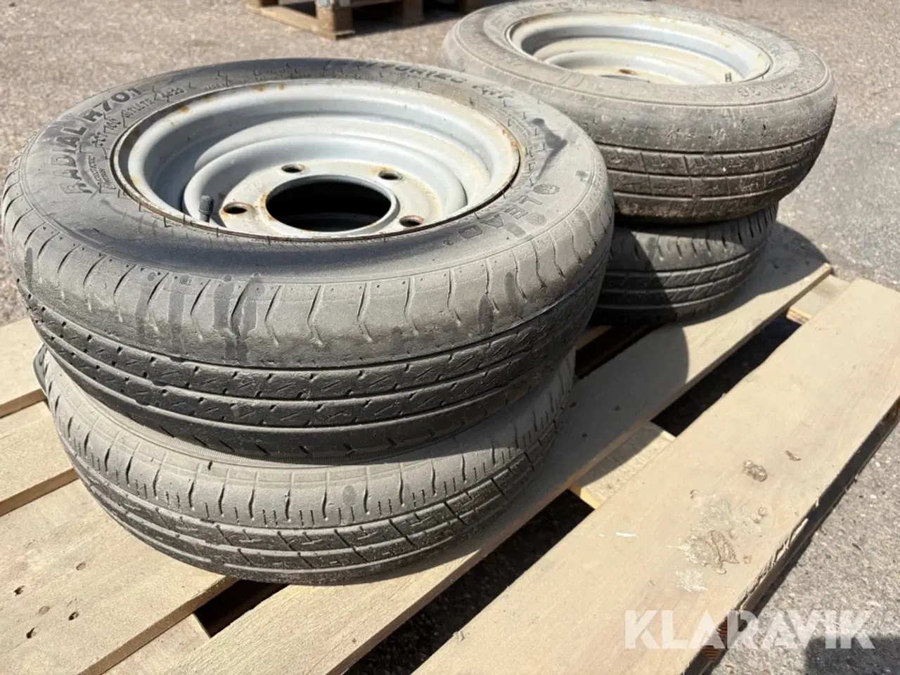 Billede 3 - Dæk med fælg Leao Radial R701 - 4 styks