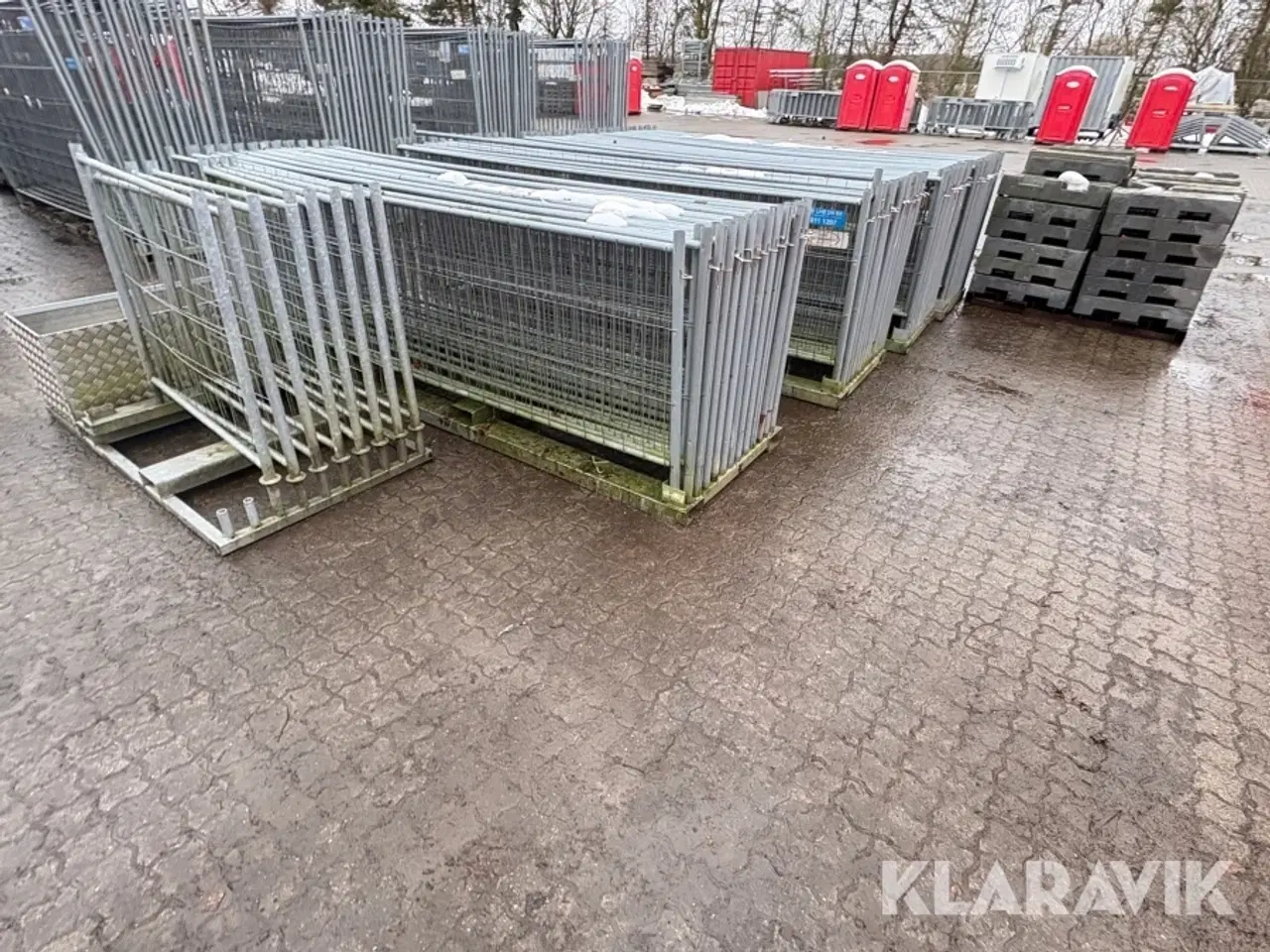 Billede 5 - Mobilhegn med fødder og låger 99 fag og 99 fødder samt 8 låger