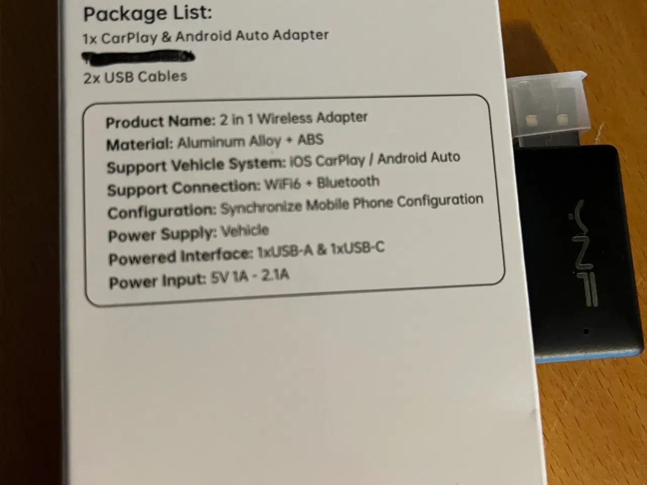 Billede 2 - Carplay Auto Adapter til IOS & ANDROID sælges
