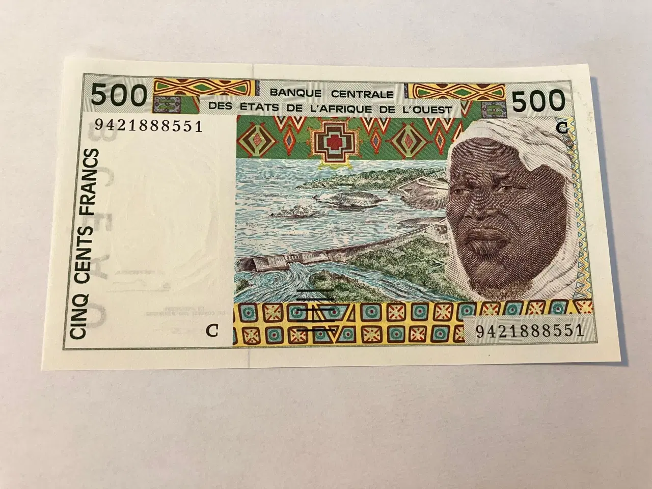 Billede 1 - 500 Francs West African States