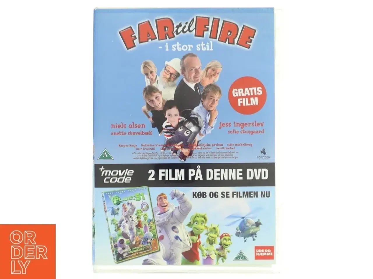 Billede 1 - DVD Pakke med Filmene &#39;Far til fire – i stor stil&#39; og &#39;Planet 51&#39; fra Scanbox