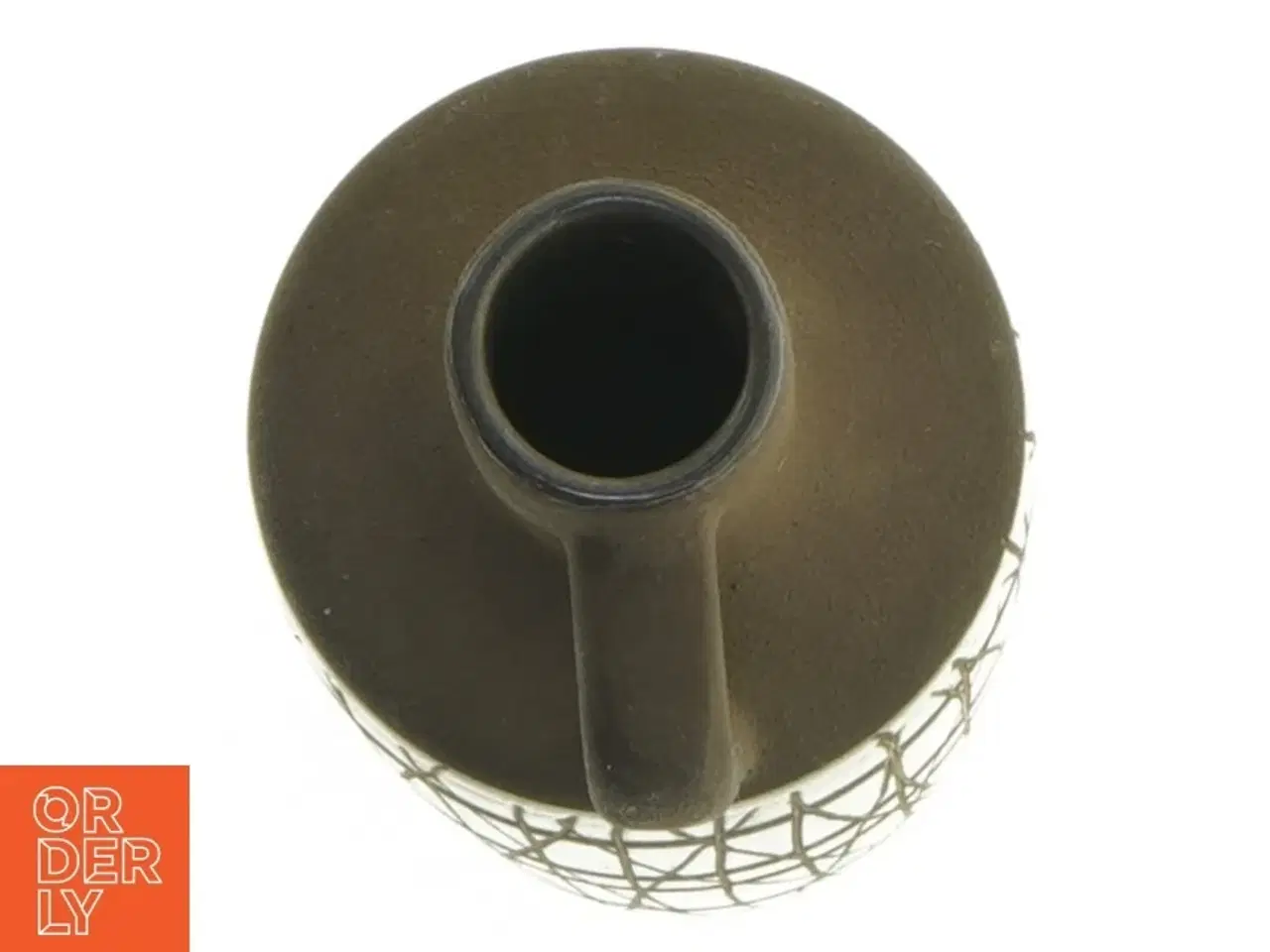 Billede 3 - Keramik vase kande med hank (str. 21,5 x 6,5 cm)