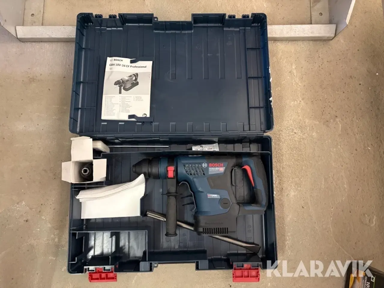 Billede 5 - Akku borehammer Bosch Professional GBH 18V-34 CF