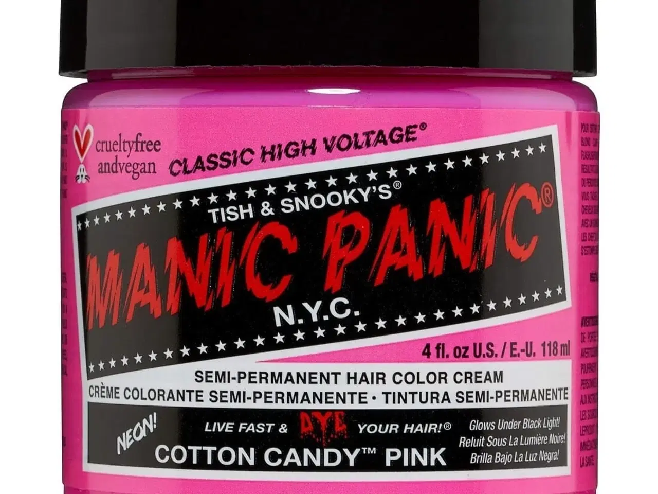 Billede 6 - Permanent Farve Classic Manic Panic ‎HCR 11004 Cotton Candy Pink (118 ml)