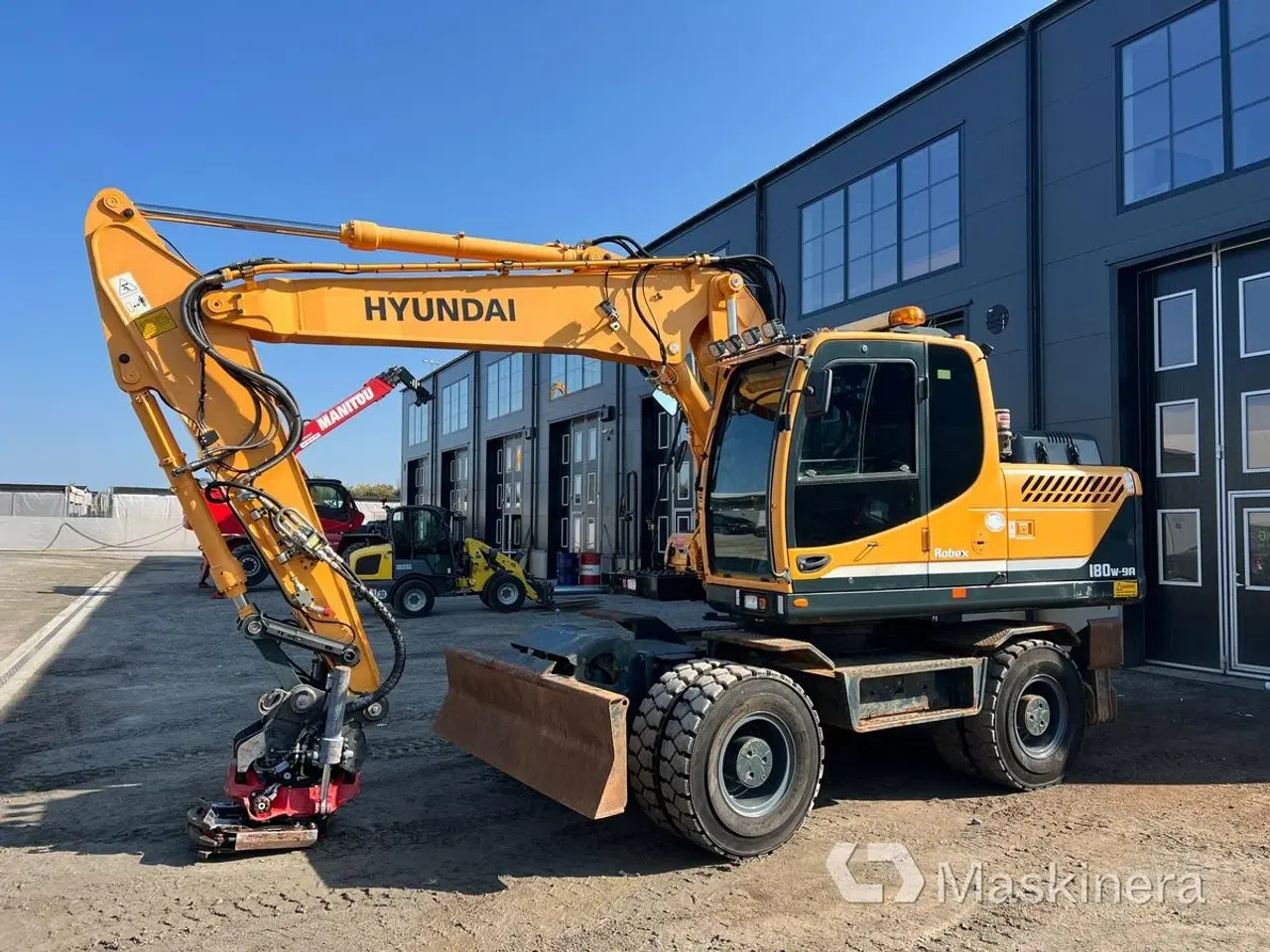 Billede 1 - Hjulgrävare Hyundai 180W-9A