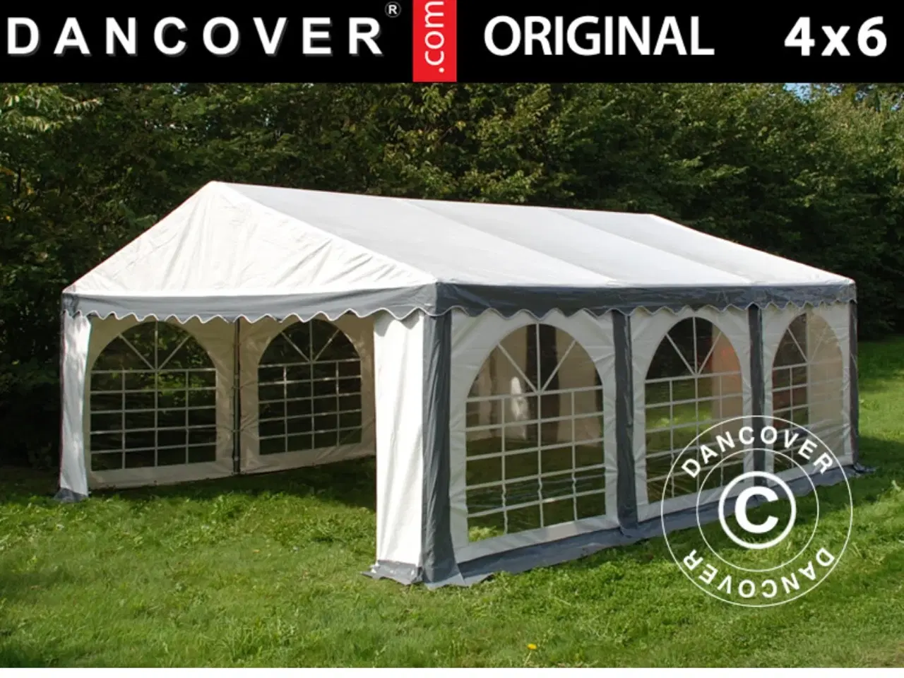 Billede 1 - Partytelt 4 x 6 meter fra Dancover PVC