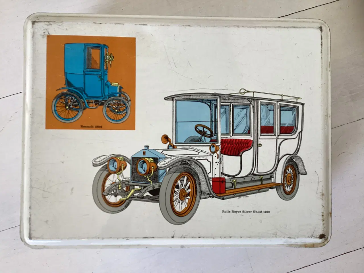 Billede 4 - Ældre Irma dåse med veteranbiler