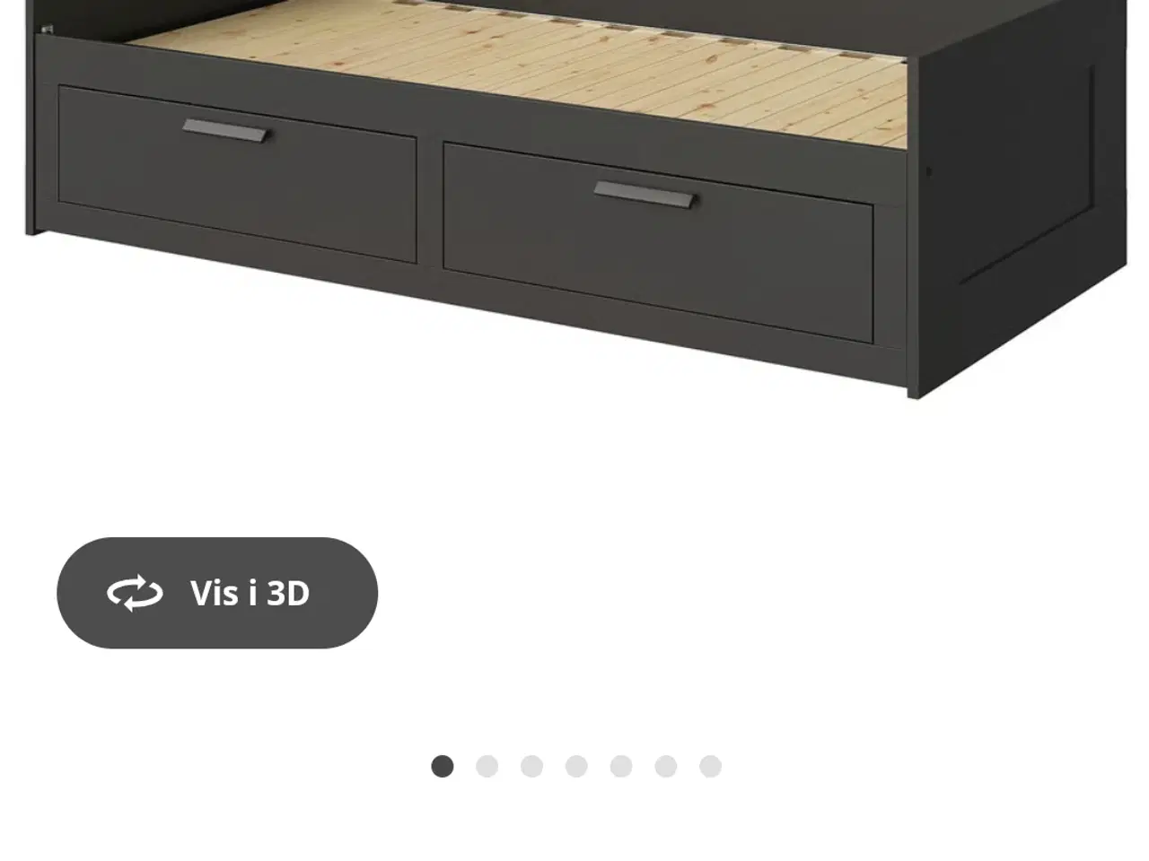 Billede 1 - Brimnes Ikea seng inkl 4*lagner og 2*madrasser