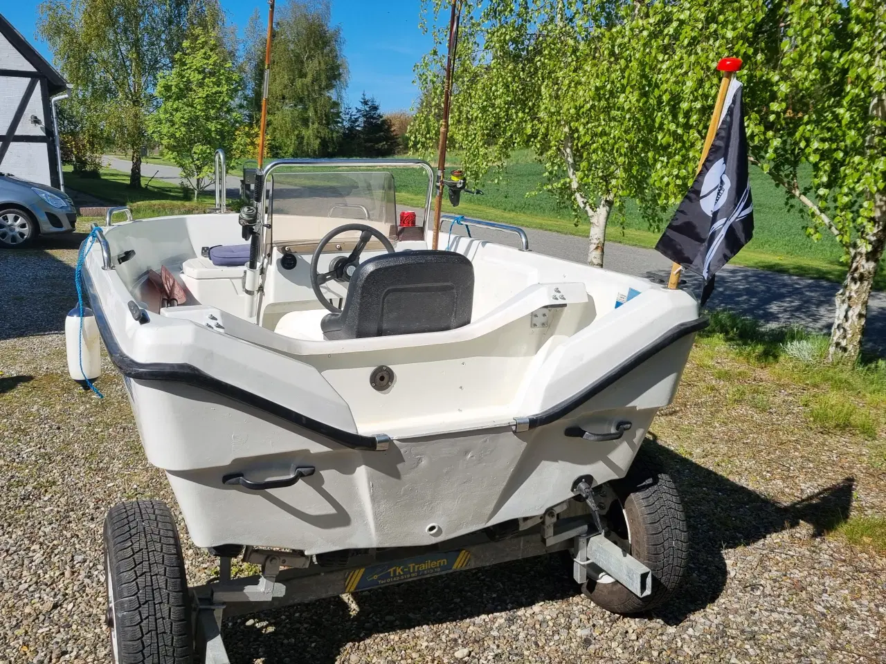 Billede 2 - Styrepult båd med bådvogn og uden motor