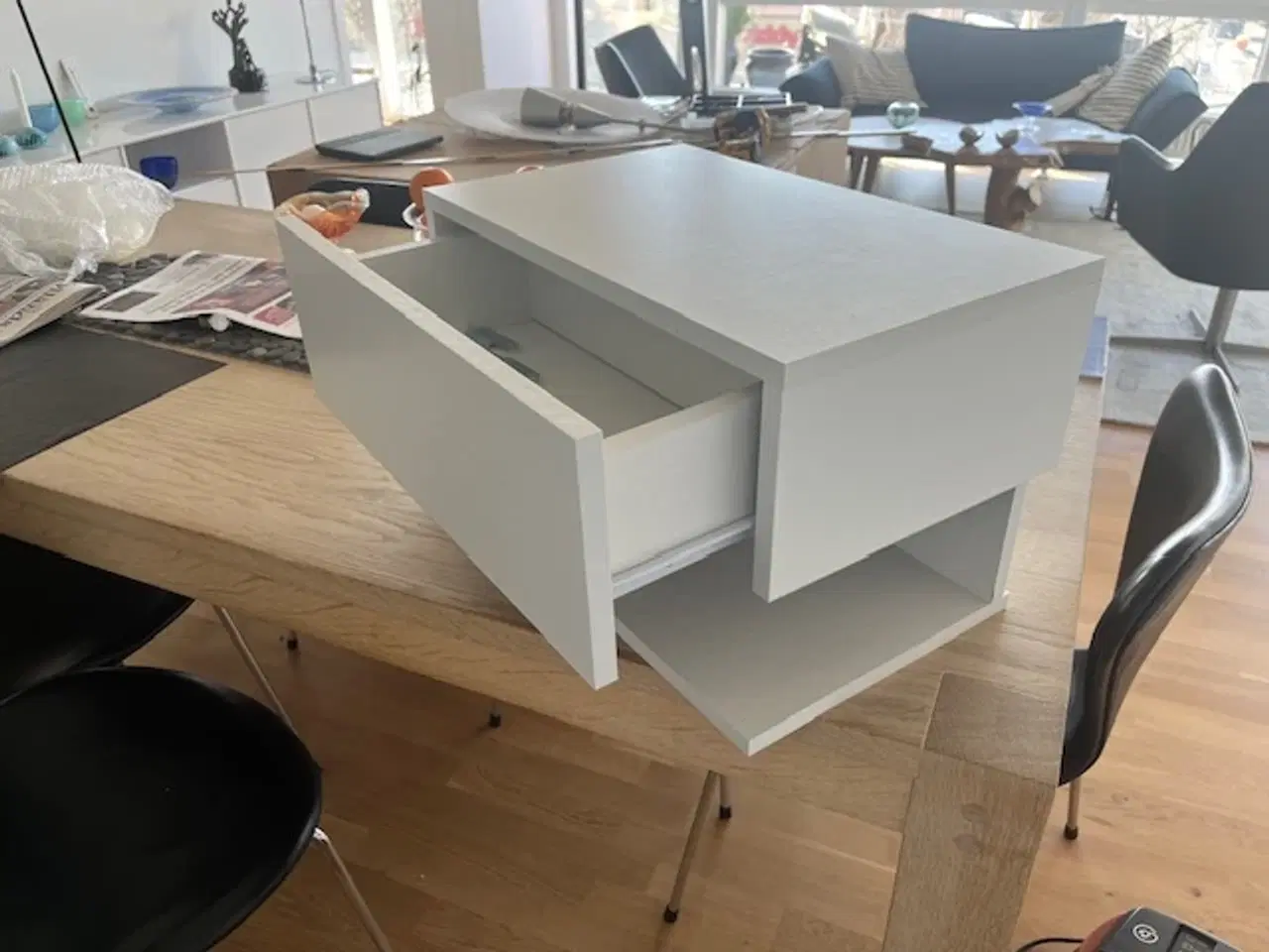 Billede 2 - Hylde m/skuf til senge