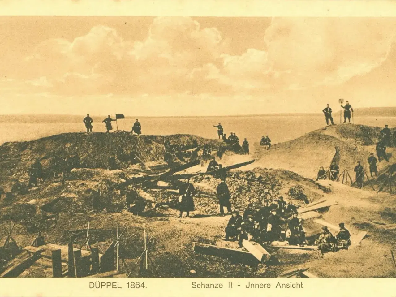 Billede 1 - Krigen 1864. Skanse II