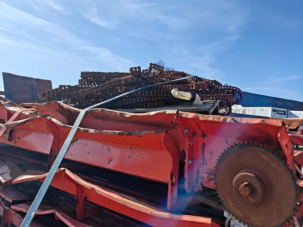 Billede 14 - Linka halmoprivet til bigballer