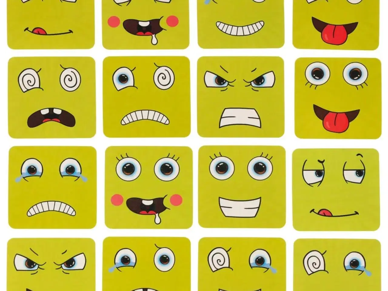 Billede 6 - Puslespil med klodser – skiftende ansigter i metalæske