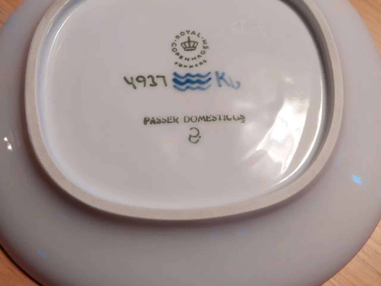 Billede 2 - Platte fra den kgl porcelænsfabrik
