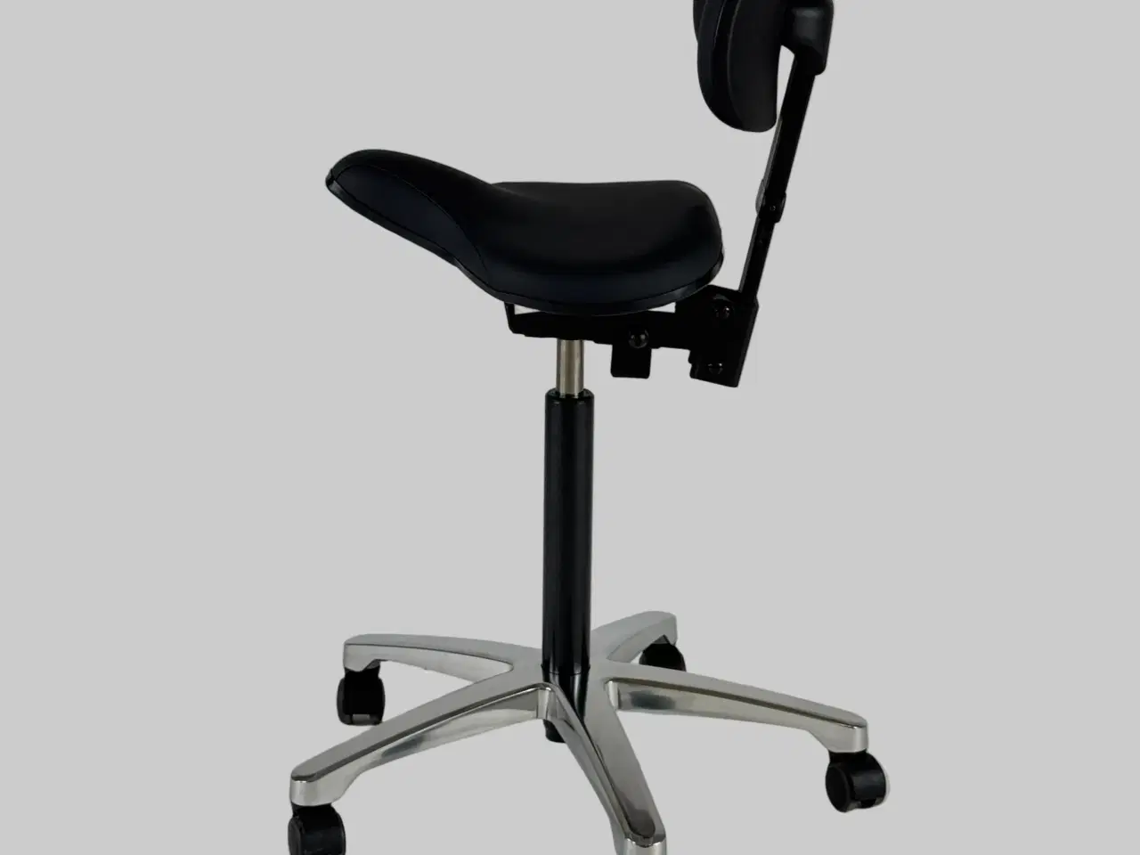 Billede 4 - RH Support 4501 Kontorstol – Sort/Krom Stel