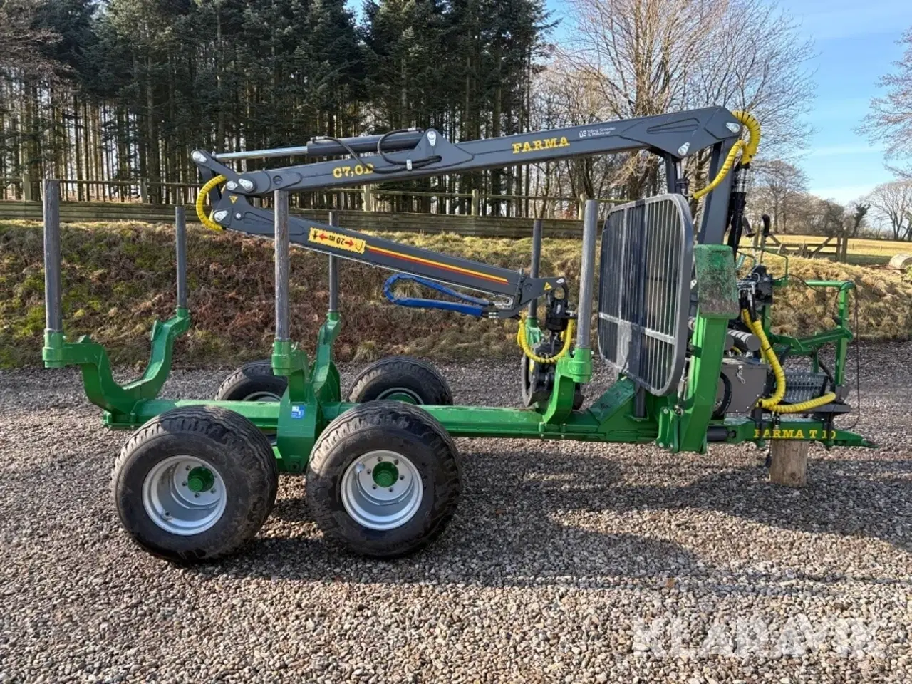 Billede 7 - Skovvogn Farma T 10 G2 med Farma C7,0D G2 kran