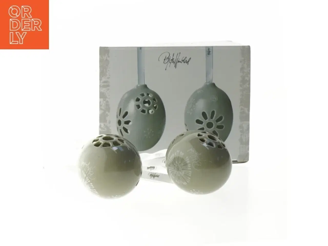 Billede 1 - Pyntedekorationer til ophæng fra Bjørn Wiinblad (str. Ø 6,5 cm)