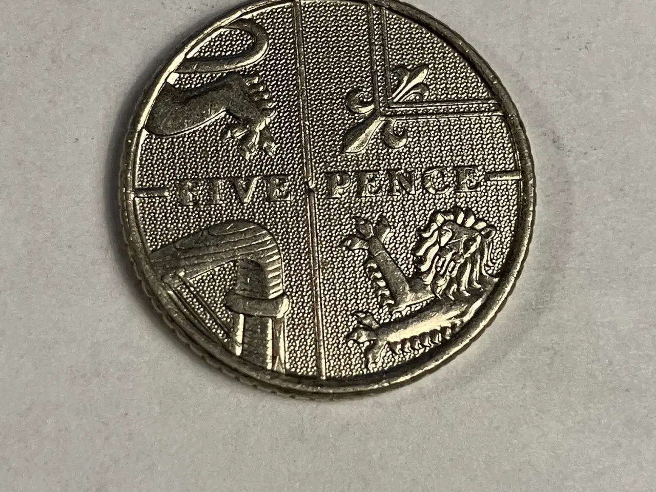 Billede 1 - 5 Pence England 2008