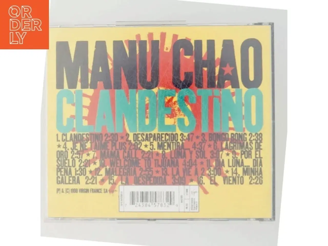 Billede 3 - Manu Chao - Clandestino CD fra Virgin Records