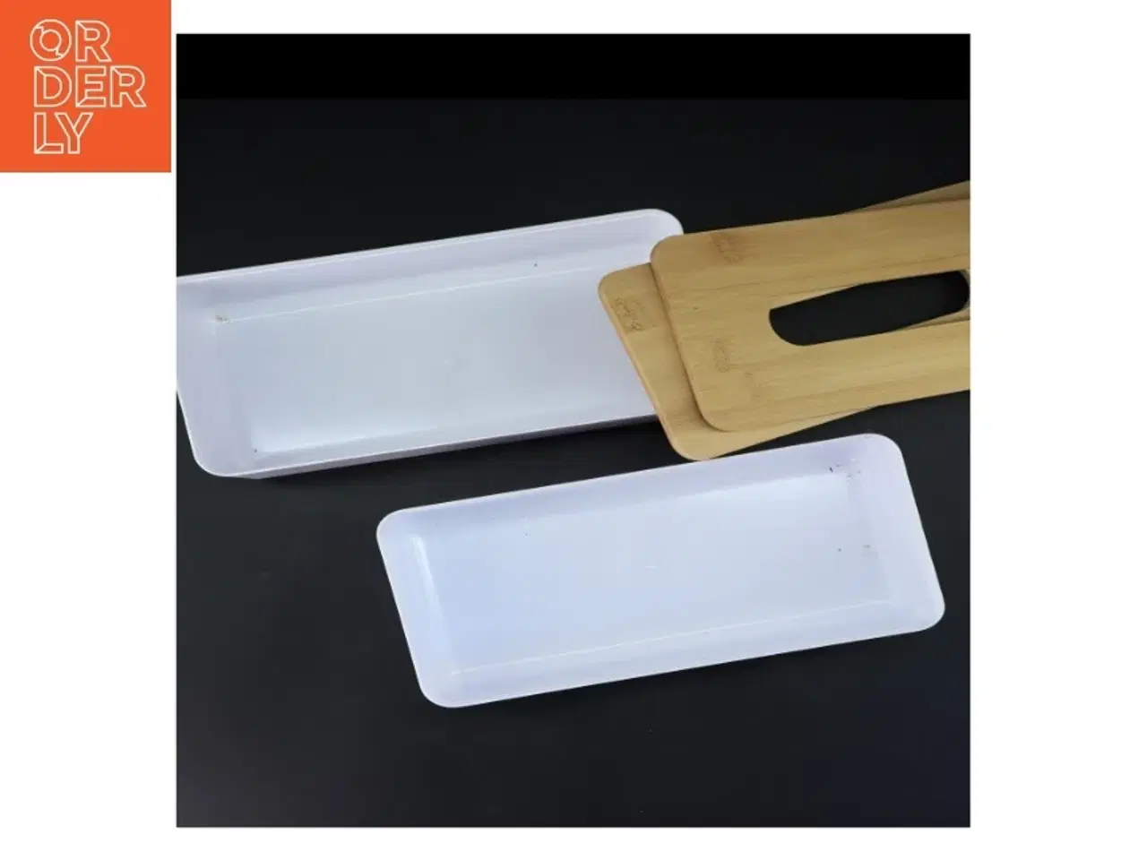 Billede 2 - Tissue bokse med bambus låg (str. 2 styk. 26 x. 13 cm)