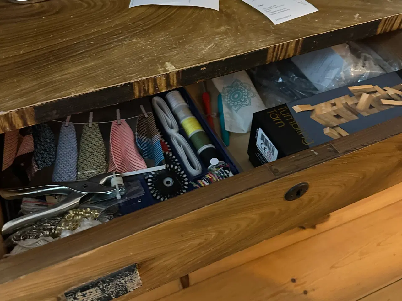 Billede 5 - Art Deco kommode, 1940erne i massiv træ og finér