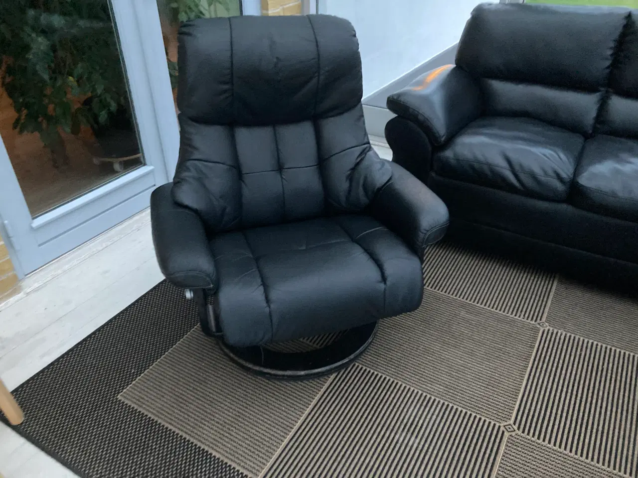 Billede 3 - Læder sofa