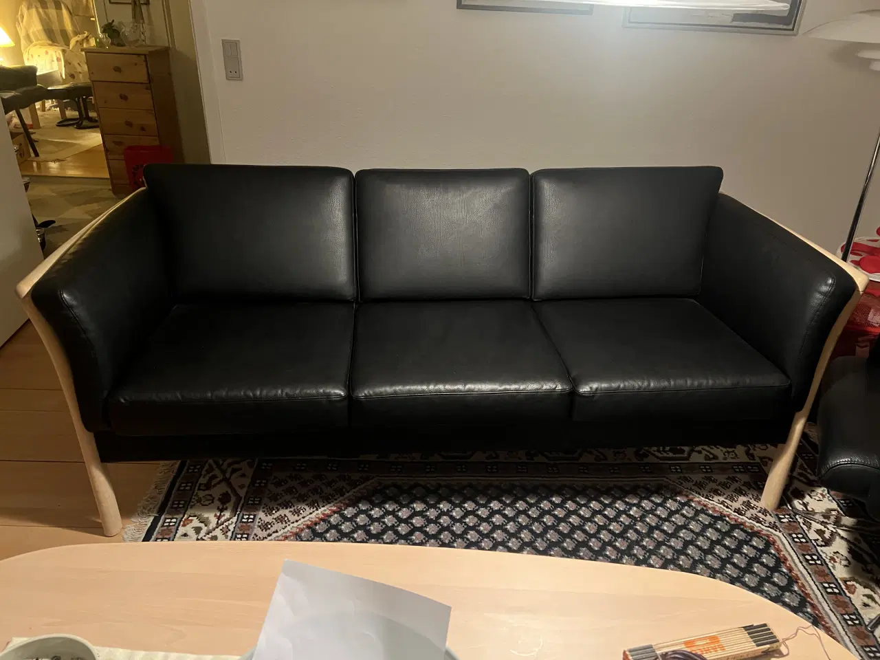 Billede 3 - sofa i læder 