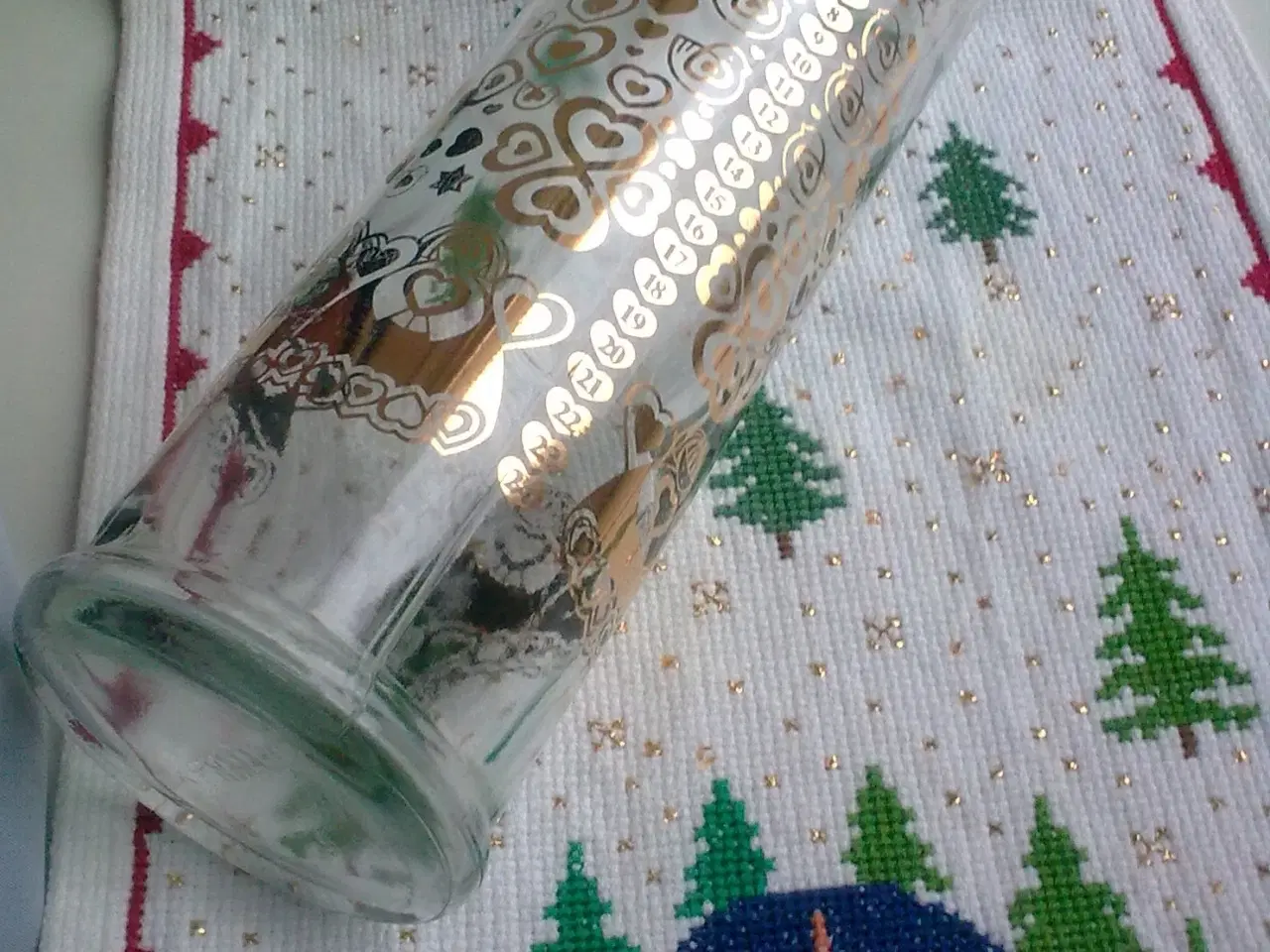 Billede 4 - Julekalender Holmegaard snapseflaske DIY VARIANTER